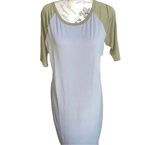 LuLaRoe Womens Medium Julia Mini Dress • High Neckline Bodycon Cutout Casualwear - Picture 7 of 13